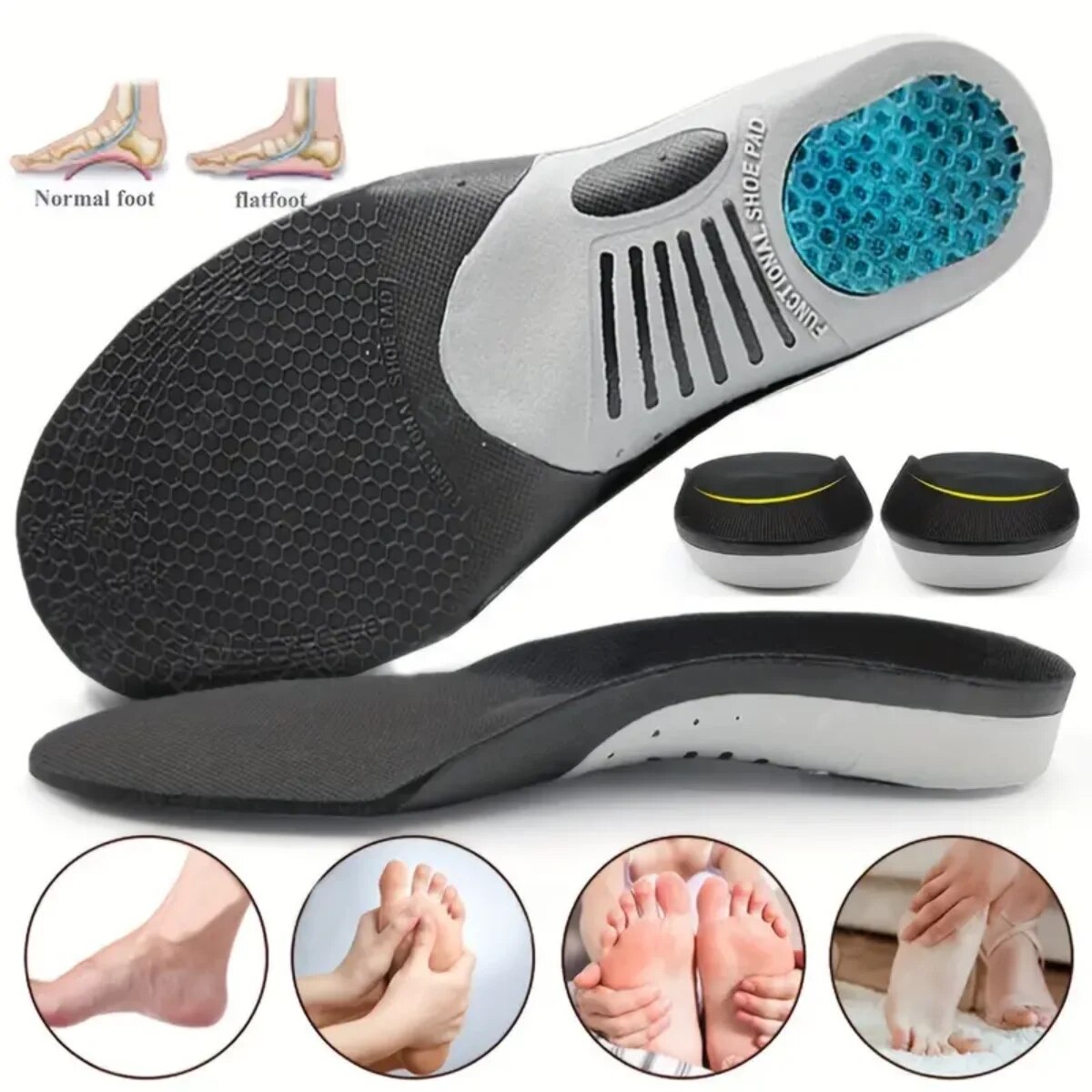 Care For Sneaker - 1 par de plantillas ortopédicas, almohadillas
