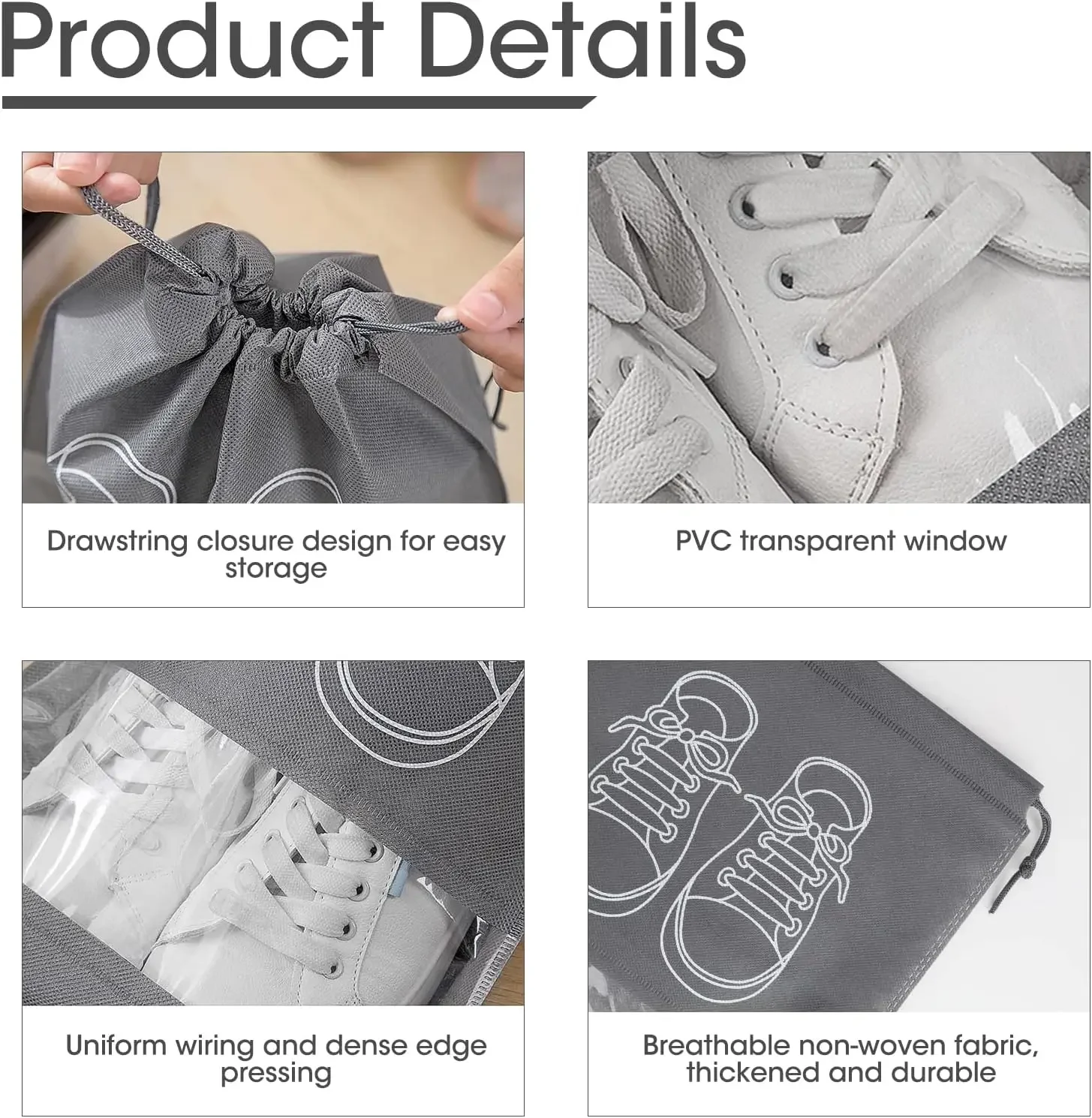 Paquete de 10 Bolsas de Almace - Shoe Bag Dust reseña y precio