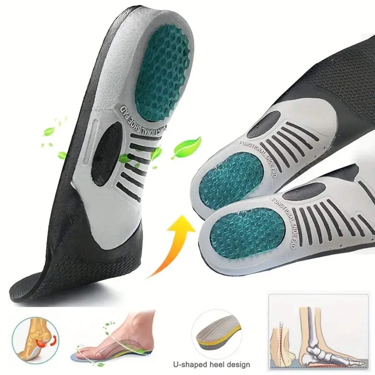 1 par de plantillas ortopédica - Care For Sneaker reseña y precio